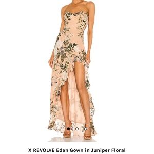 SMALL Amanda Uprichard X REVOLVE Eden Gown in Juniper Floral